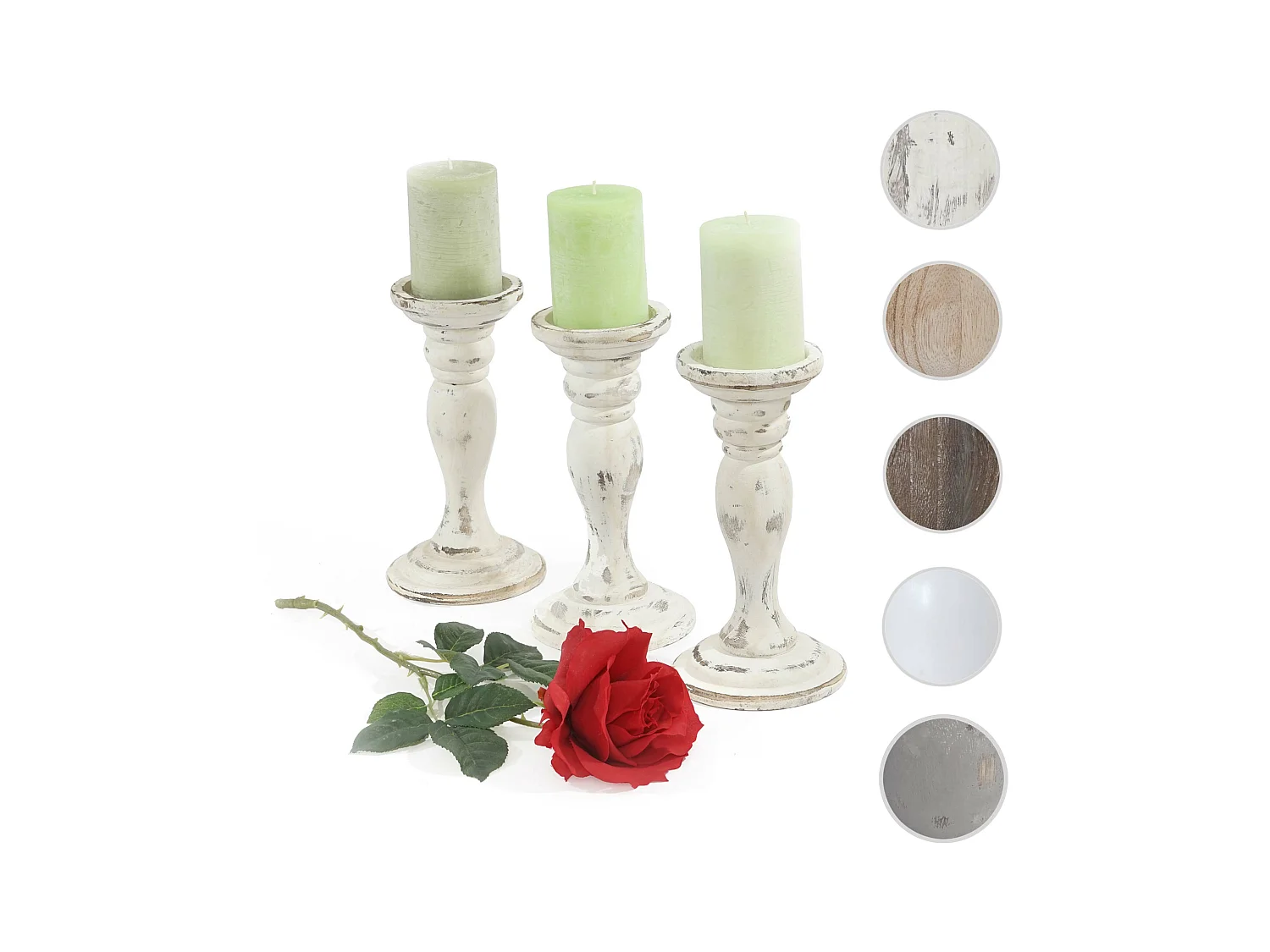 Chandelier H361 (set de 3),  blanc