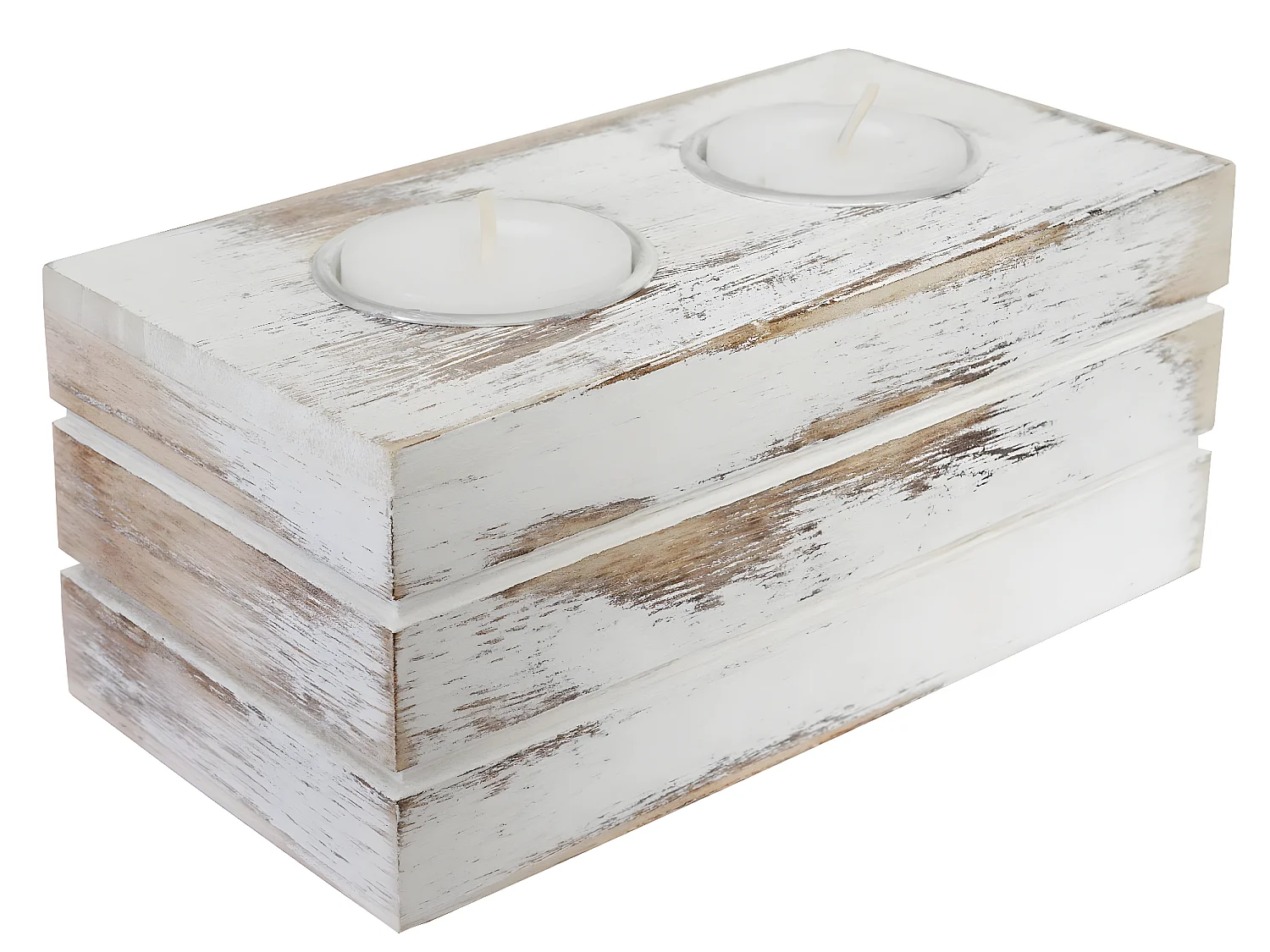 Set porte-bougies à réchaud Tolve (3 pièces),  blanc