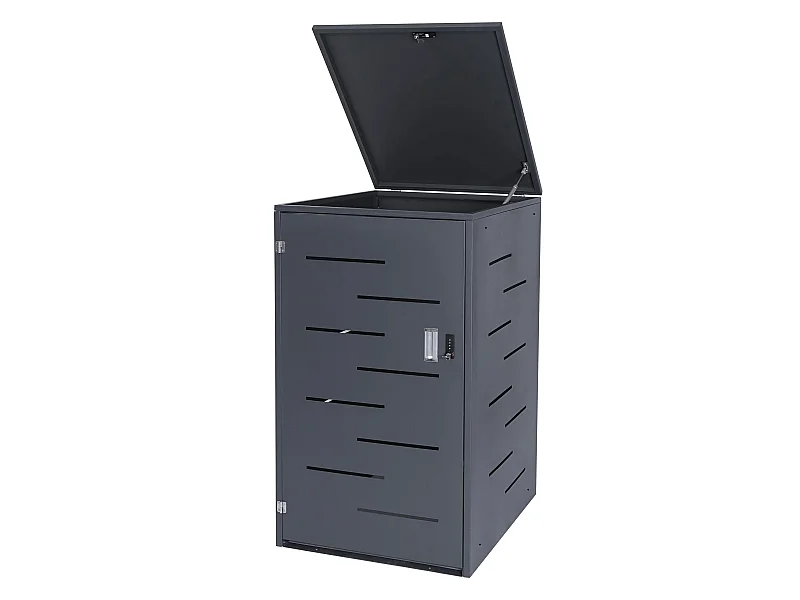 Cubo de basura MCW-E83,  antracita, acero 33kg