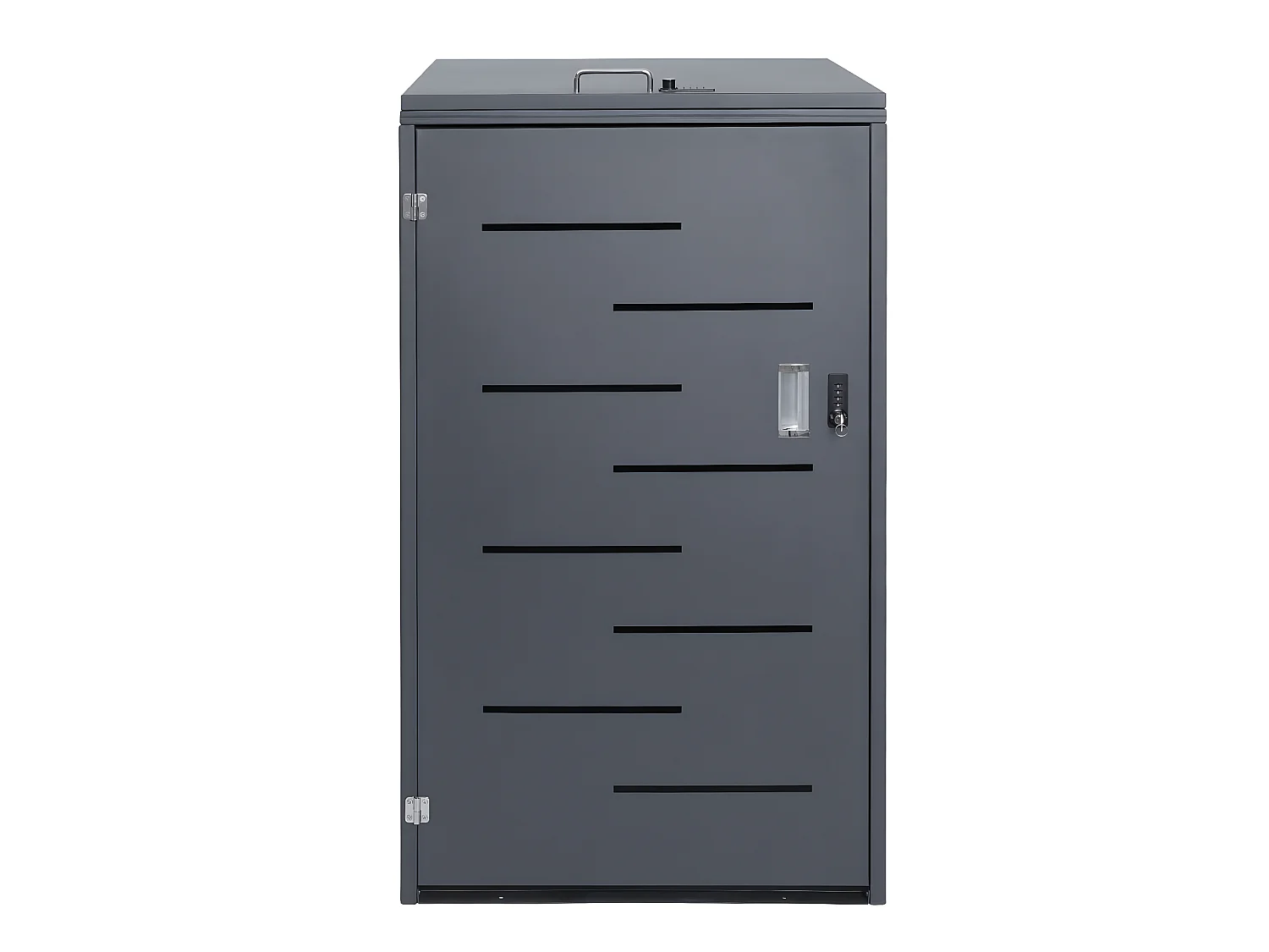 Afvalbakbekleding MCW-E83,  antraciet, staal 33kg