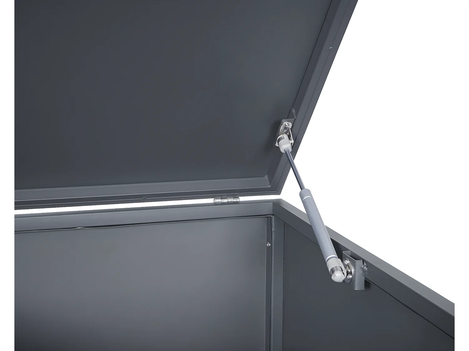 Habillage de poubelle MCW-E83,  acier anthracite