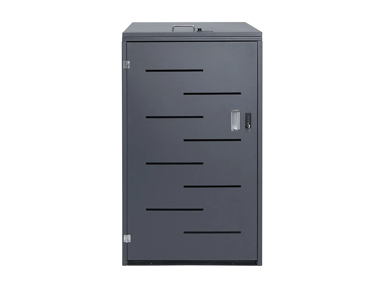 Pokrywa kosza na śmieci MCW-E83,  antracyt, stal 33kg