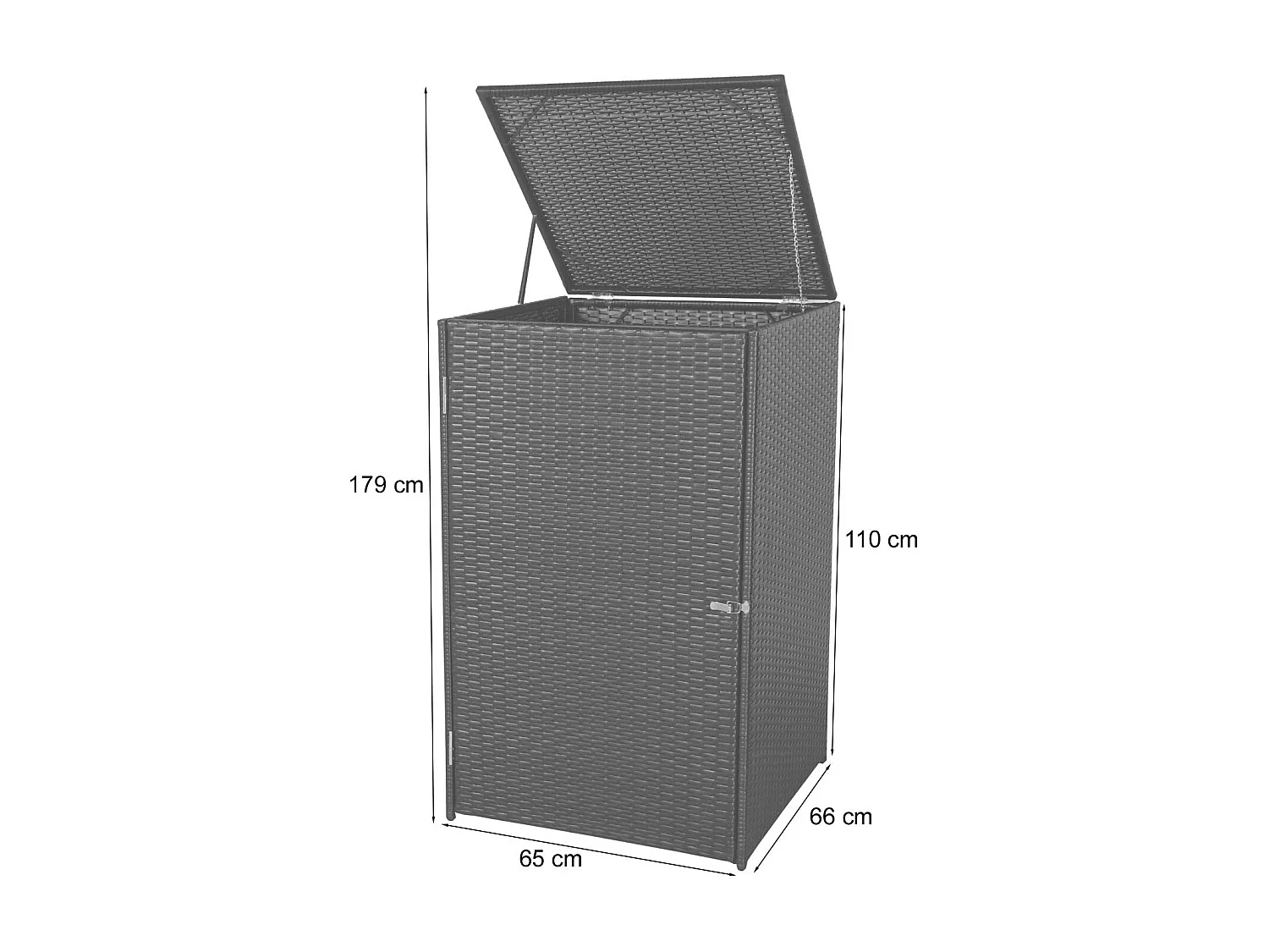 Cubo de basura MCW-E25 120l,  gris