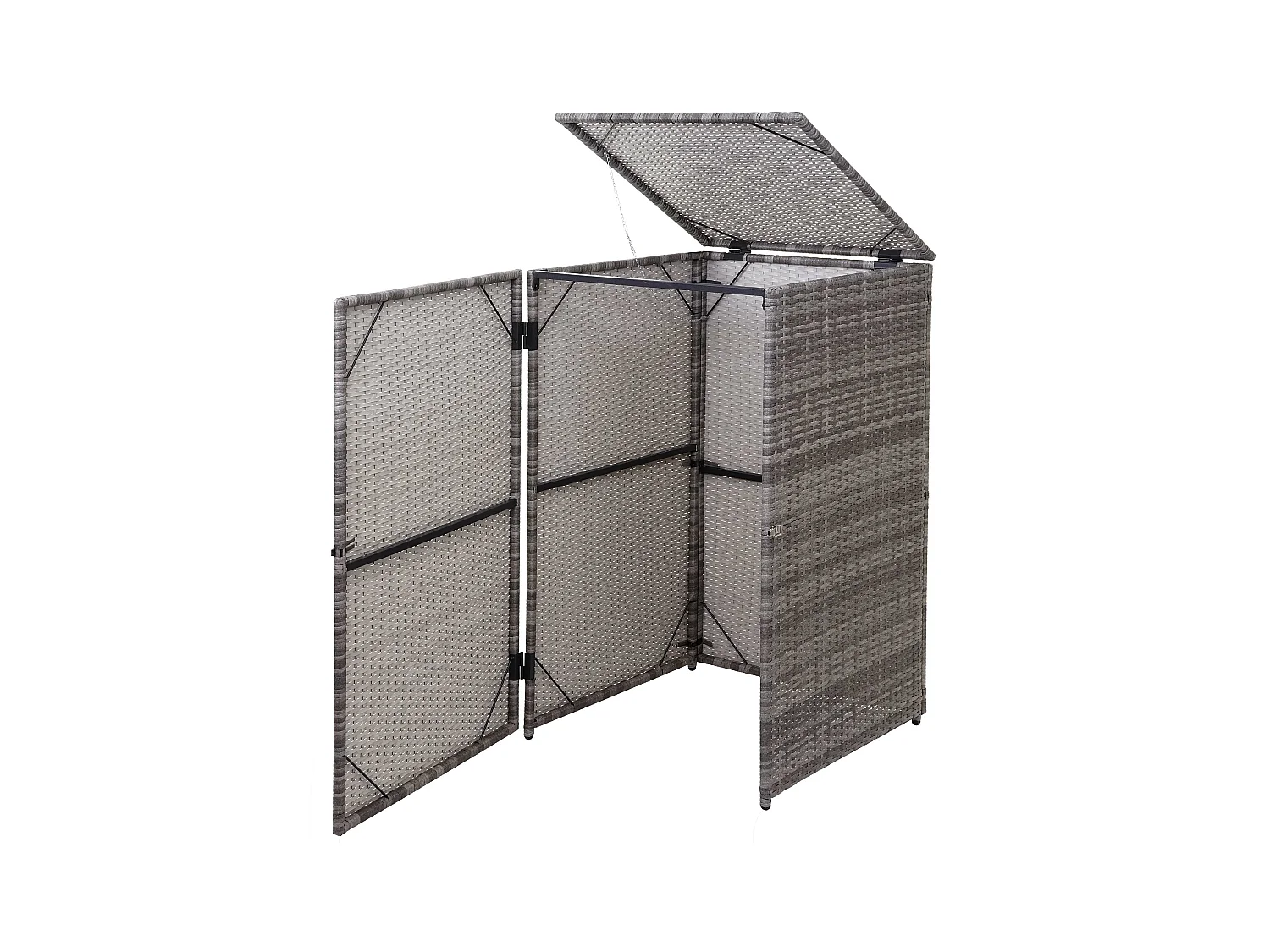 Habillage de poubelle MCW-E25 120l,  gris