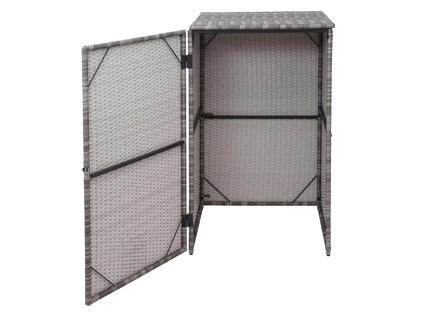 Osłona na pojemnik na śmieci MCW-E25,  szary