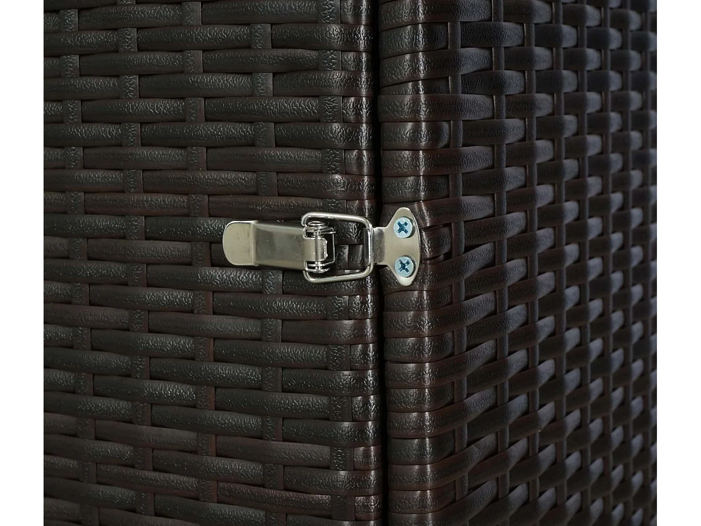 Habillage pour 2 poubelles MCW-E25 2x120l,  brun