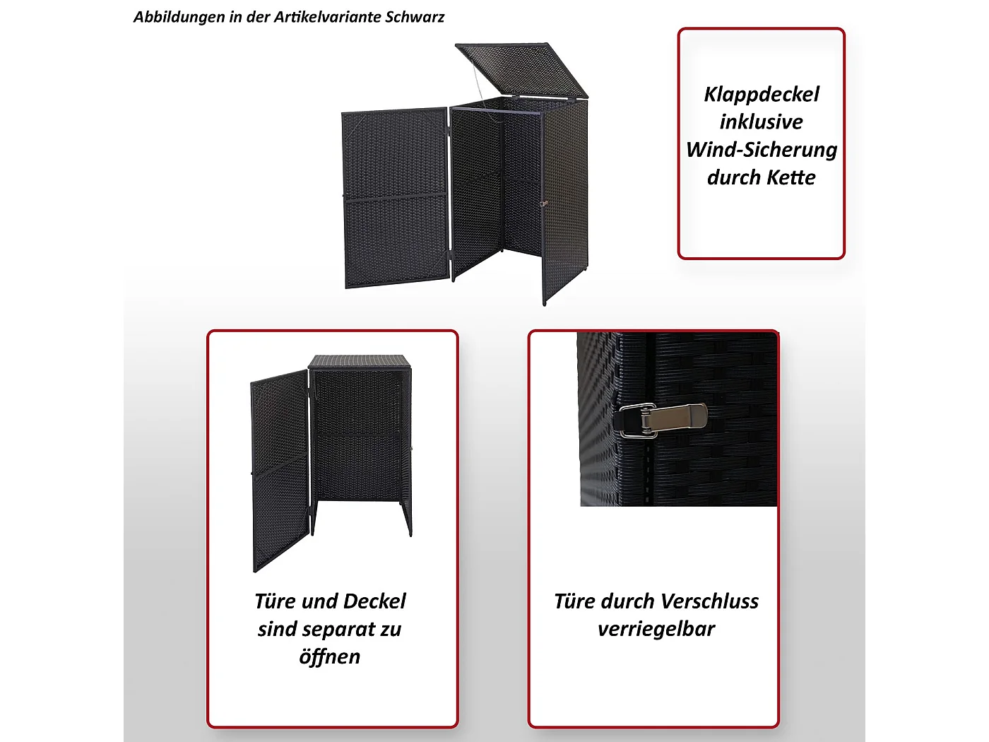 Afvalzak MCW-E25 120l,  bruin