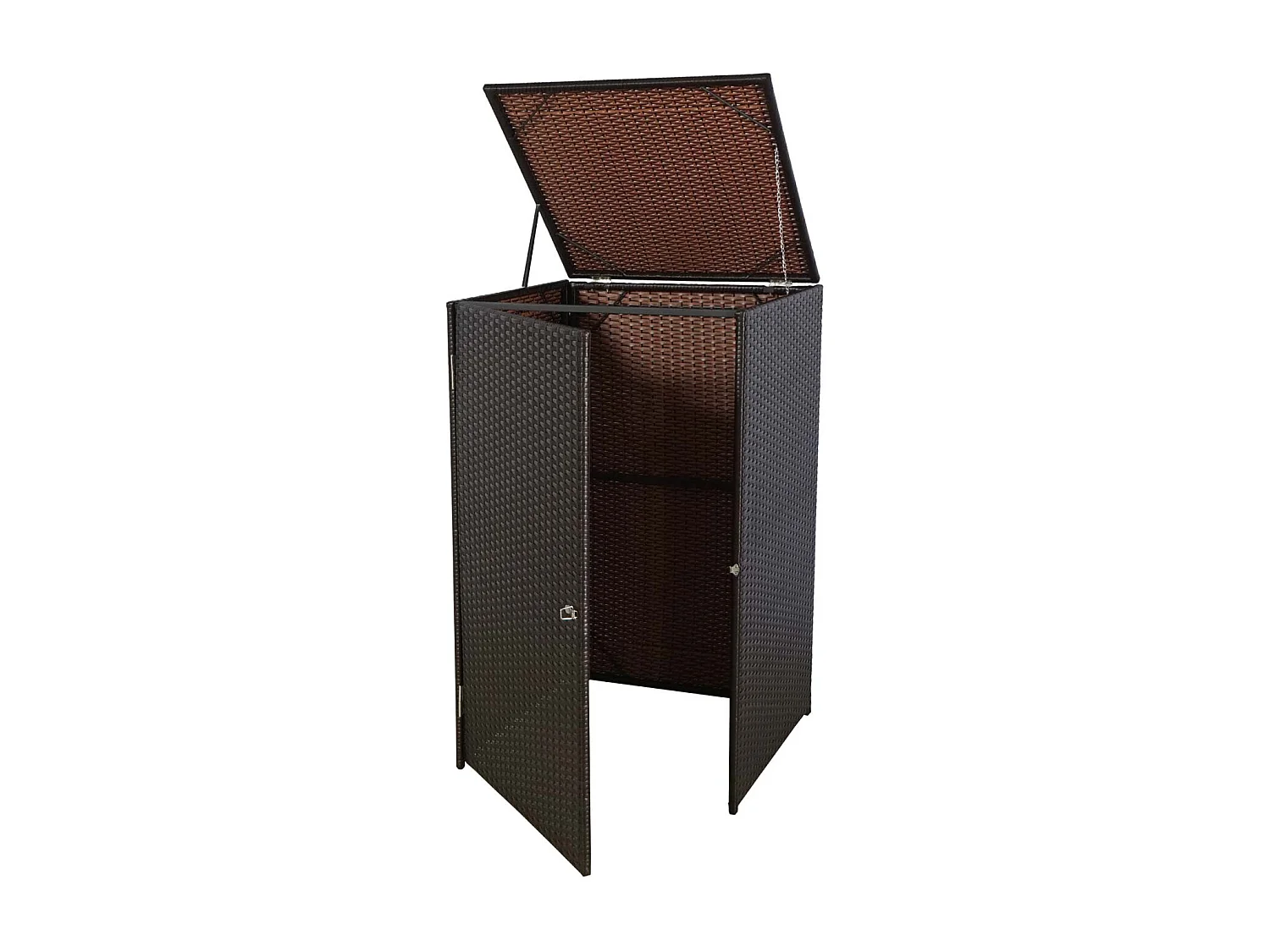 Osłona na pojemnik na śmieci MCW-E25,  brązowy