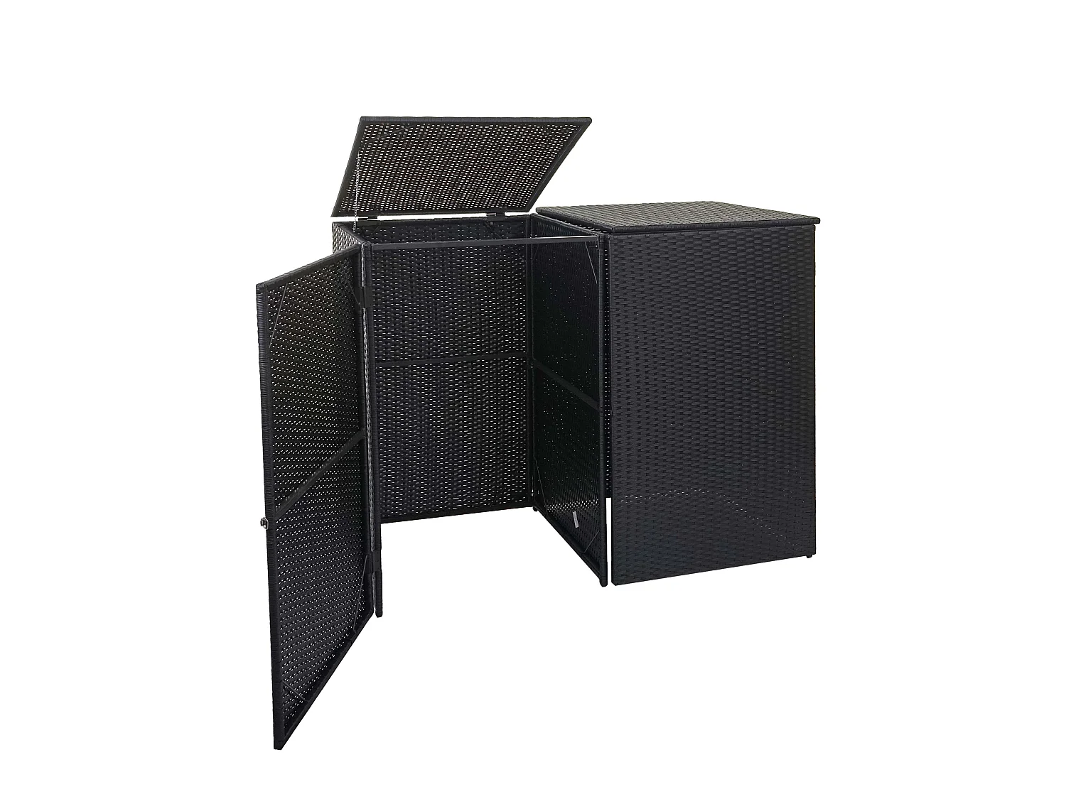 Obudowa 2-pojemnikowa MCW-E25,  czarny