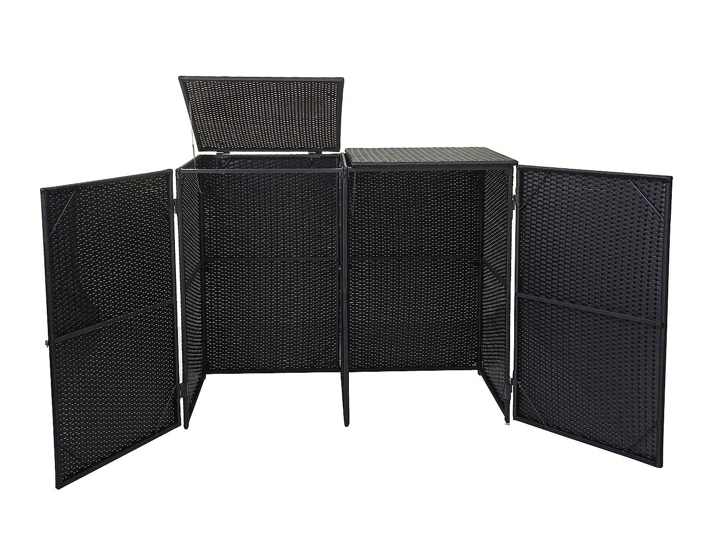 Obudowa 2-pojemnikowa MCW-E25,  czarny