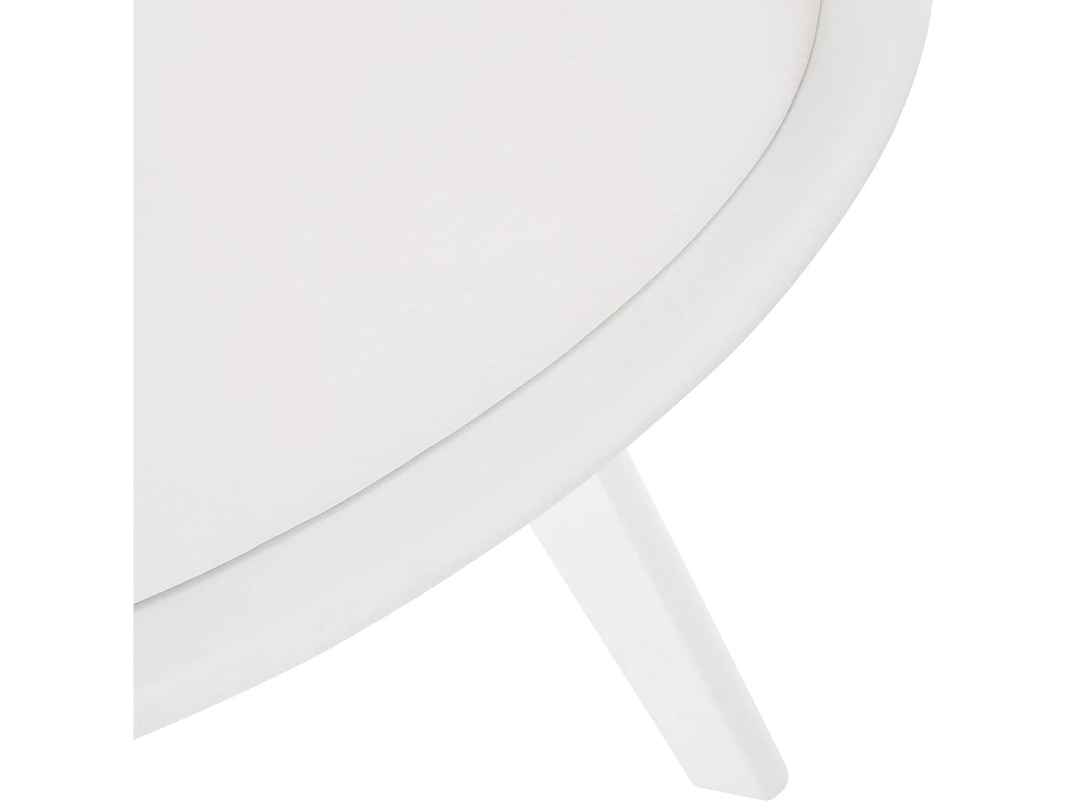 chaise salle à manger - Plastique - Blanc / Blanc - Linares