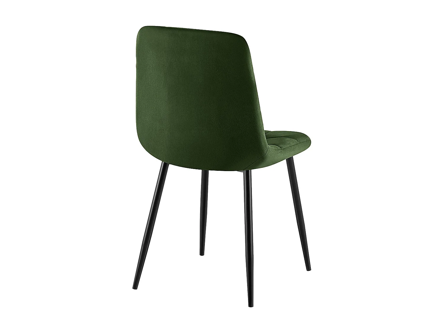 chaise salle à manger - Velours & Blanc - Vert - Antibes