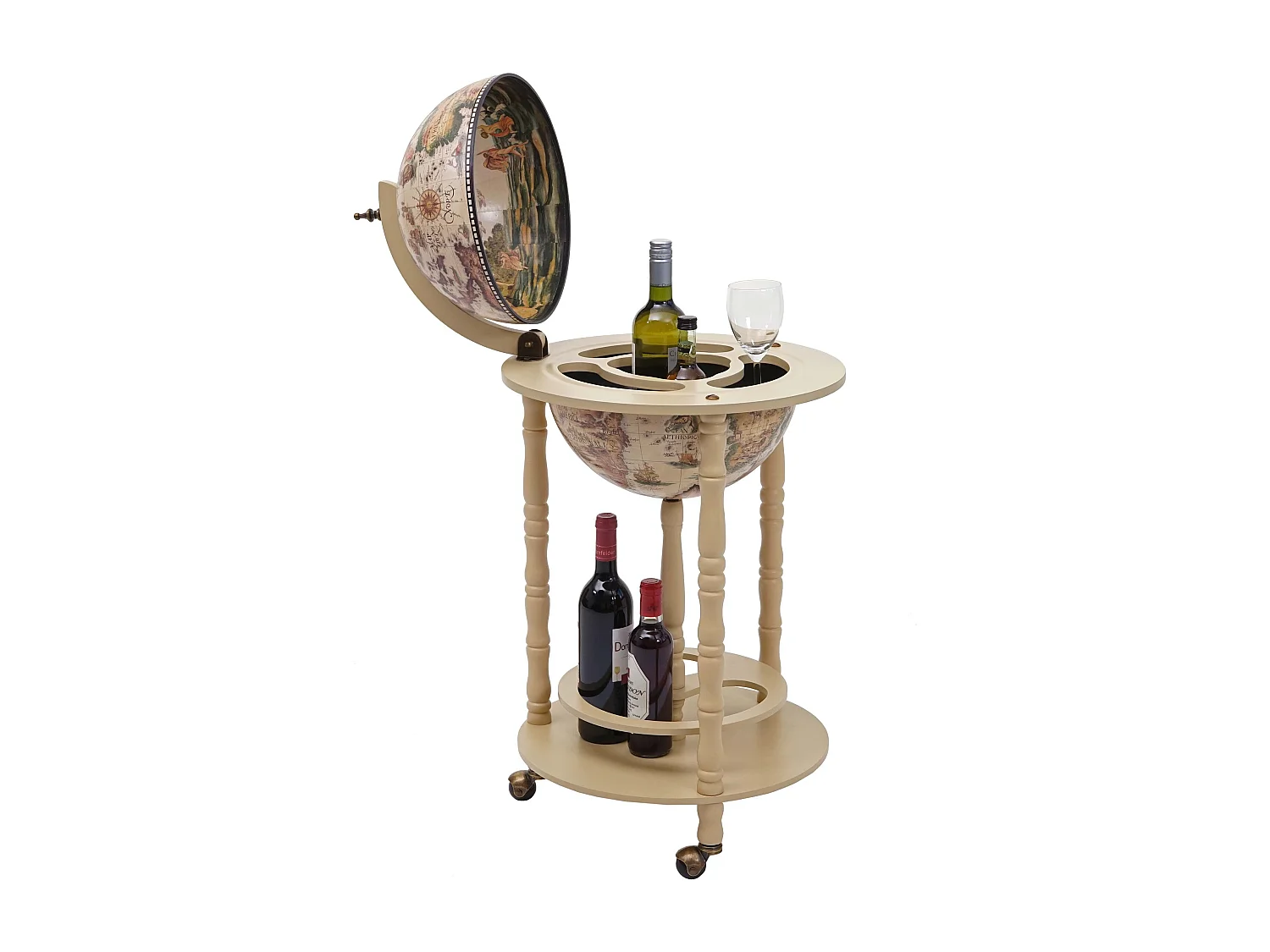 Poprzeczka MCW-D83 Rollbar,  naturalny brąz