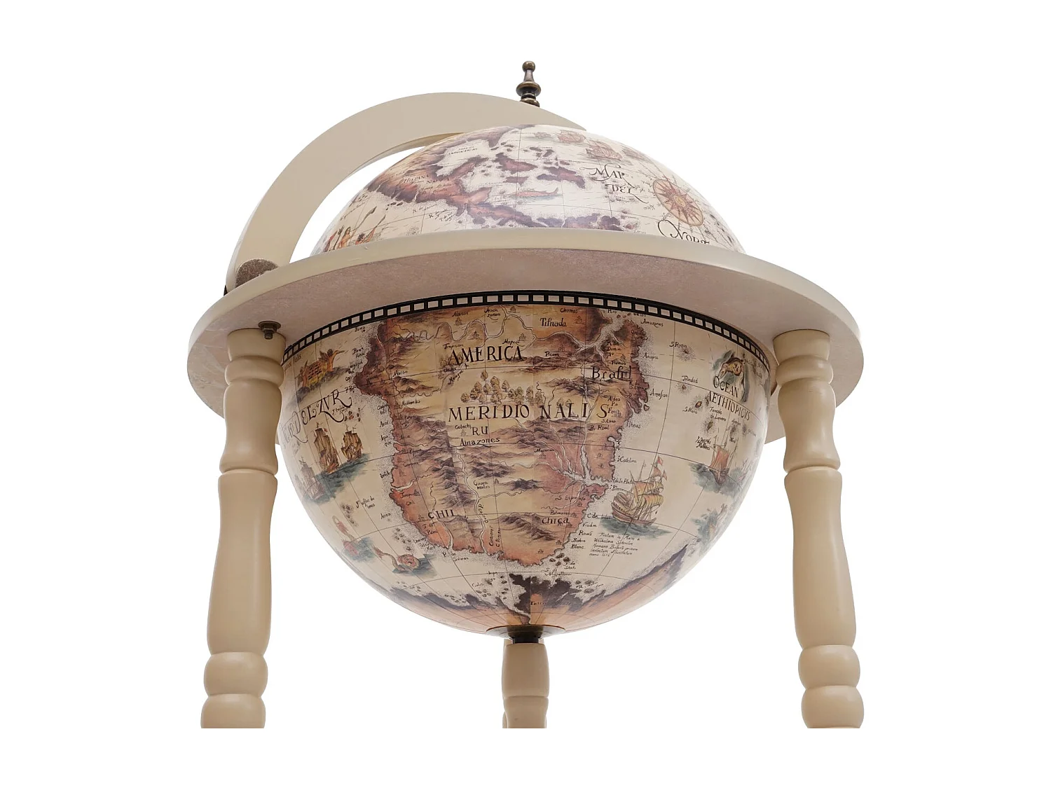 Poprzeczka MCW-D83 Rollbar,  naturalny brąz