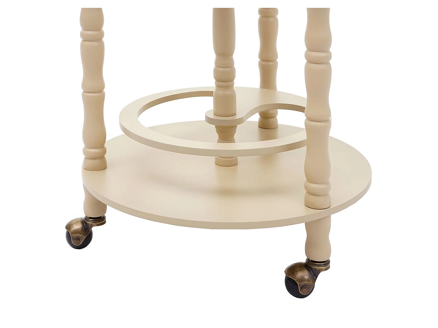 Globusbar MCW-D83 verrijdbaar,  naturel bruin