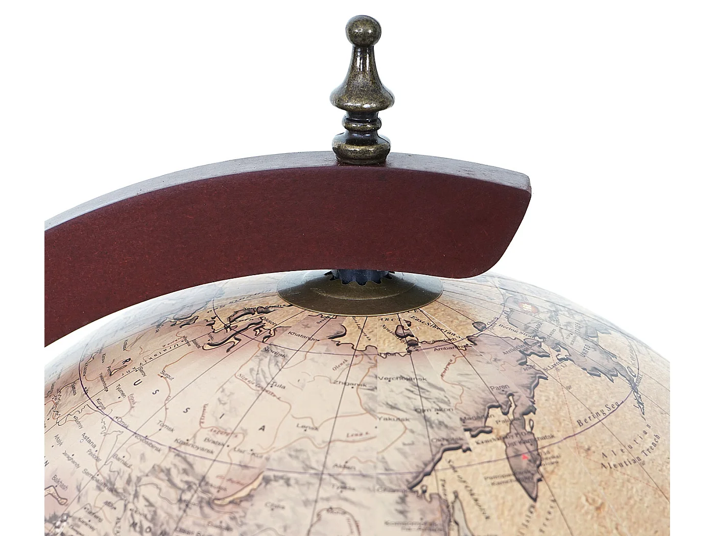 Globusbar MCW-D83 verrijdbaar,  bruin