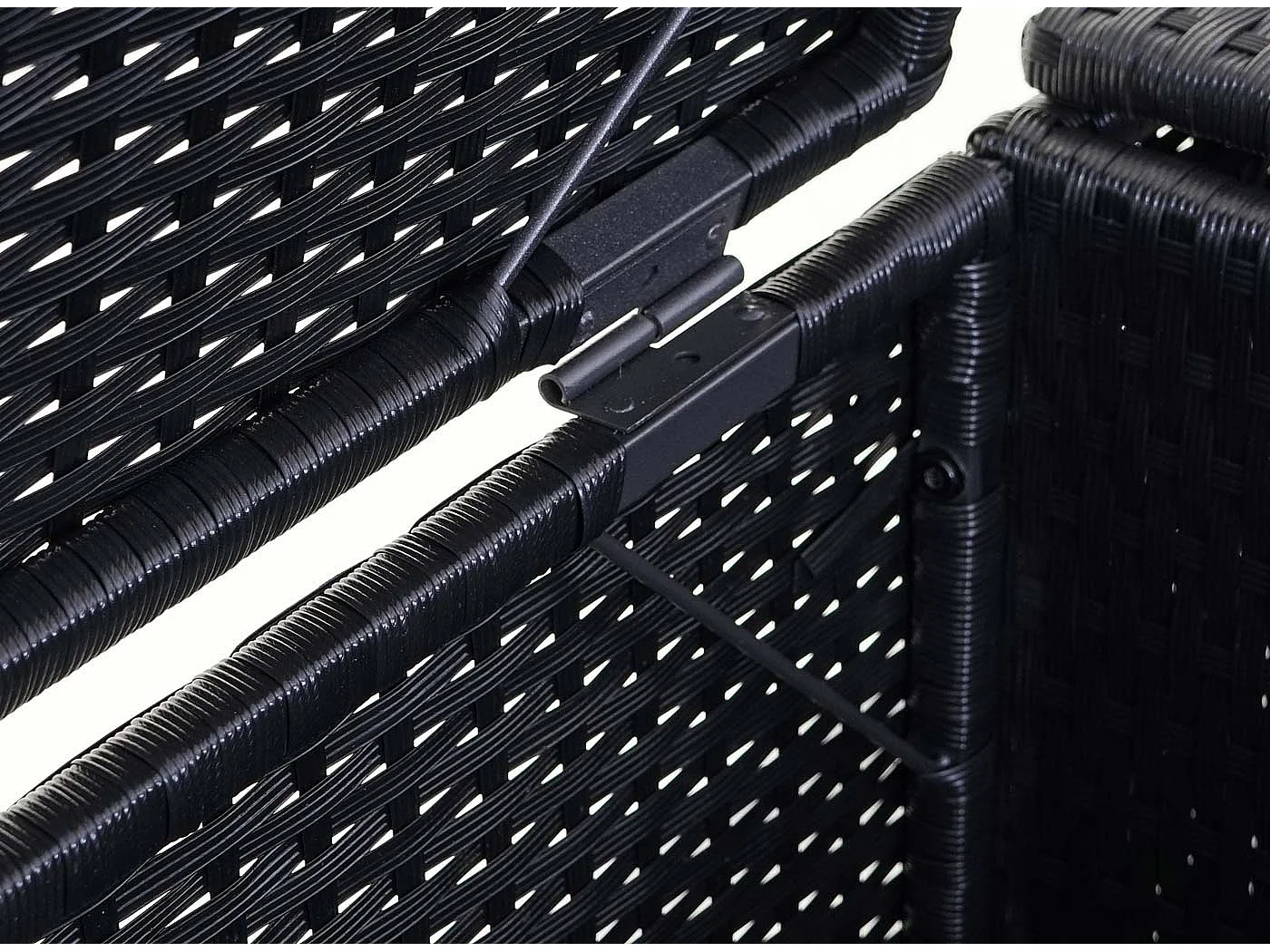 Afvalbakafdekking voor 3 bakken MCW-E25,  zwart