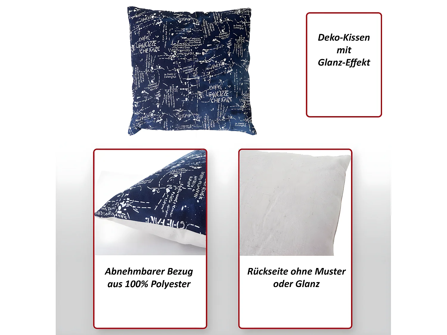 Letras decorativas para cojines