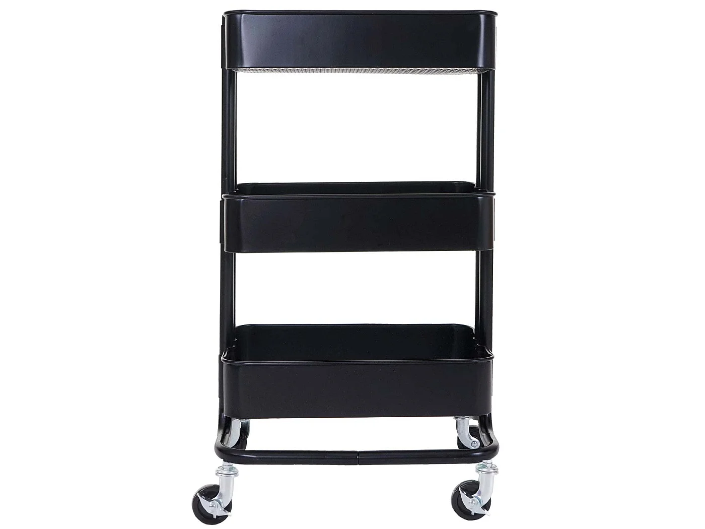 Chariot de service MCW-C64 avec poignée,  noir