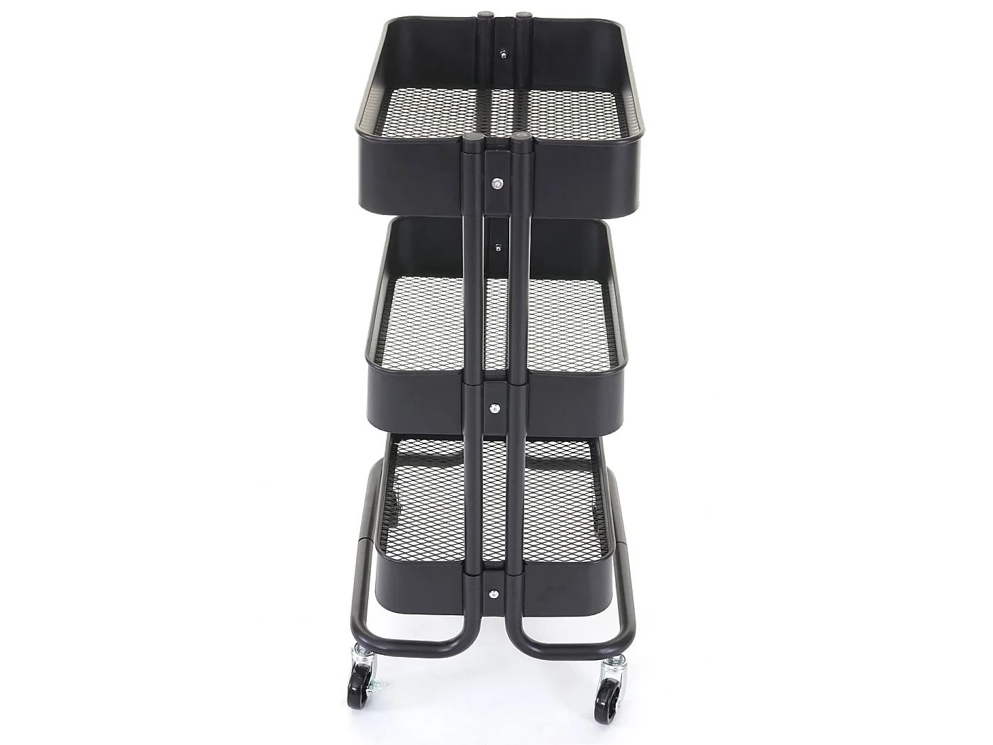 Chariot de service MCW-C64 avec poignée,  noir