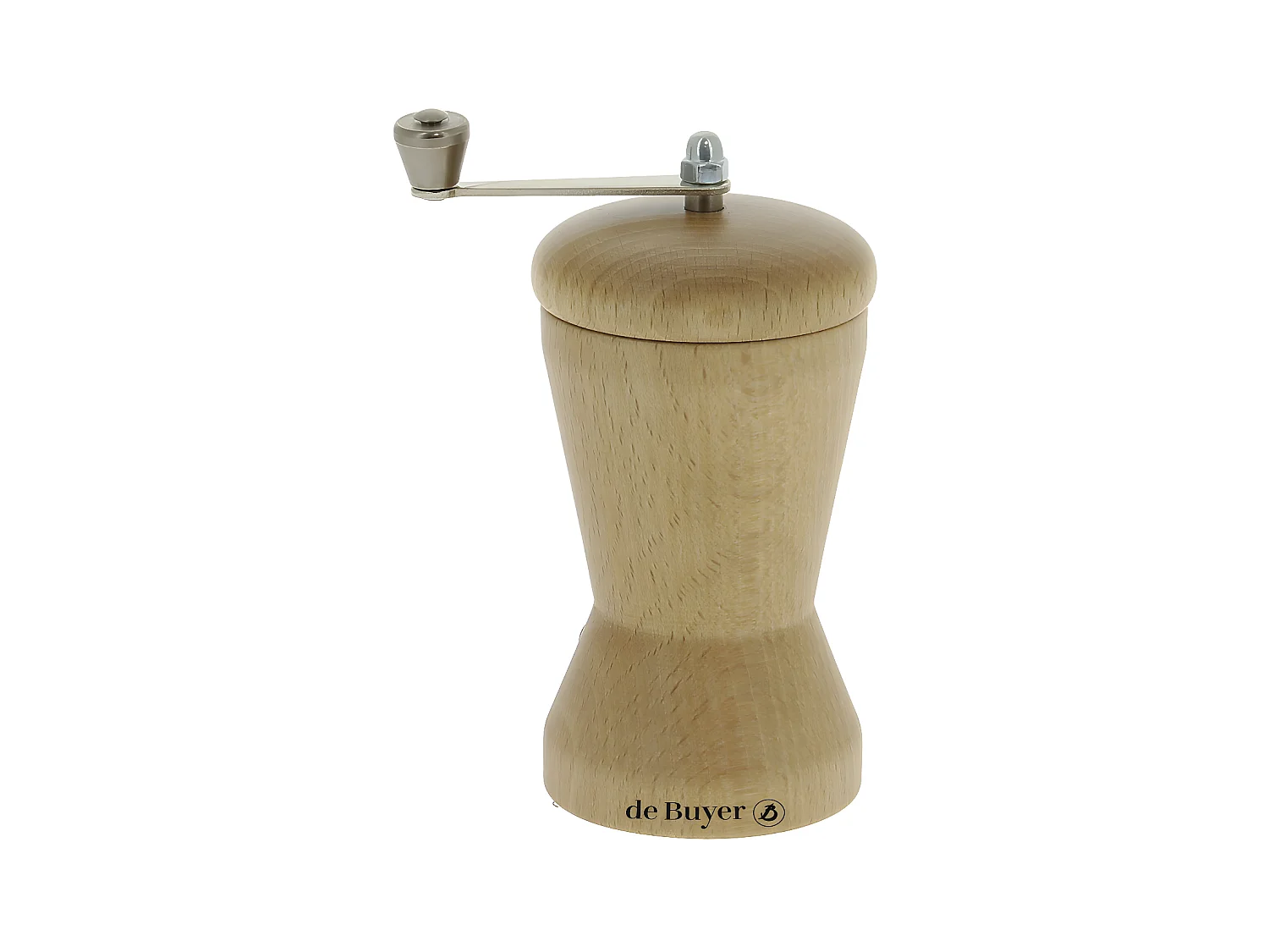 Moulin à muscade Soko 10 cm naturel en bois