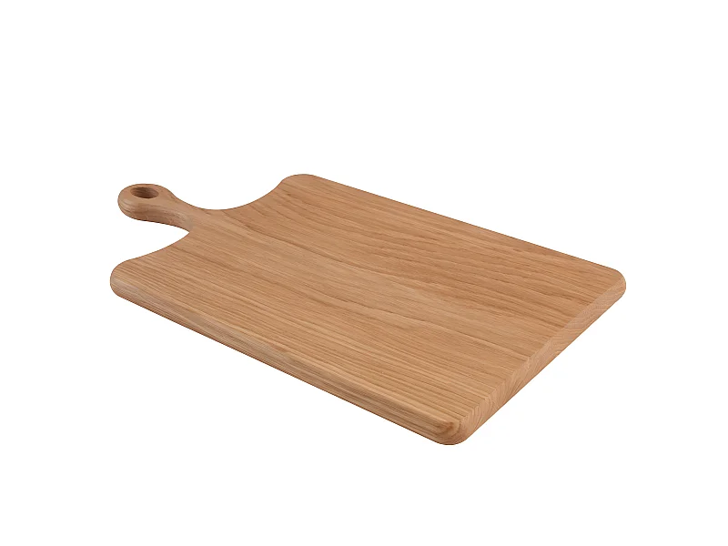 Planche rectangle avec rigole 39,5x21 cm en hêtre