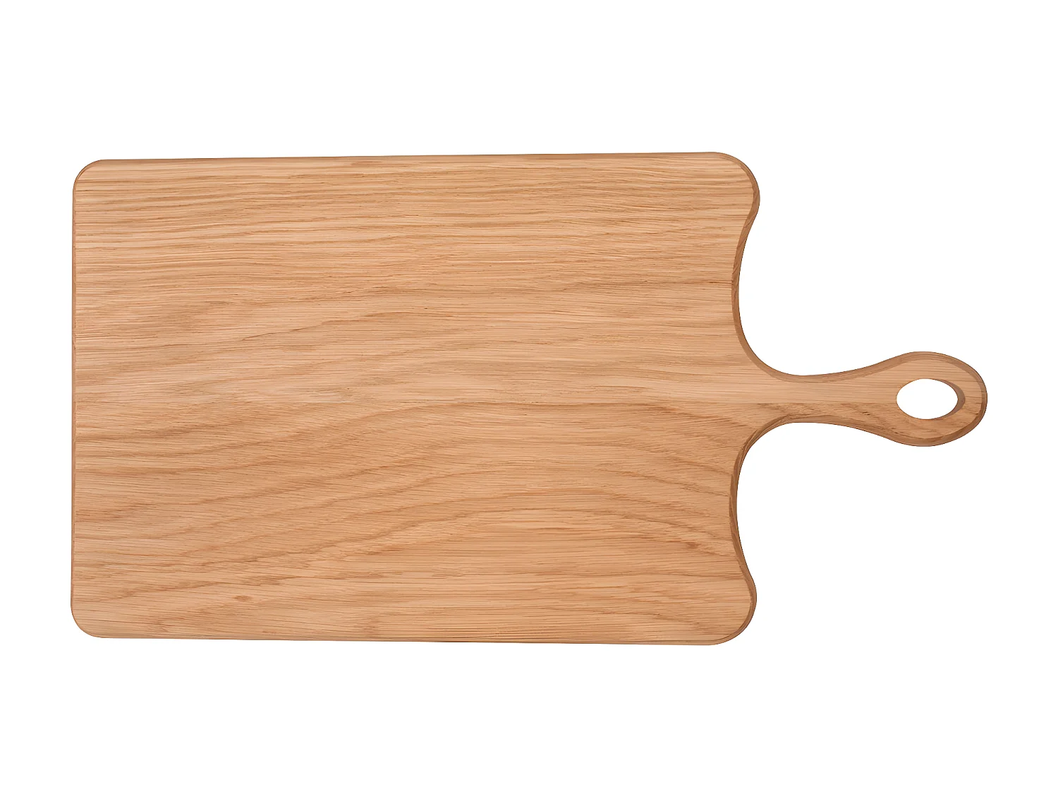 Planche rectangle avec rigole 39,5x21 cm en hêtre