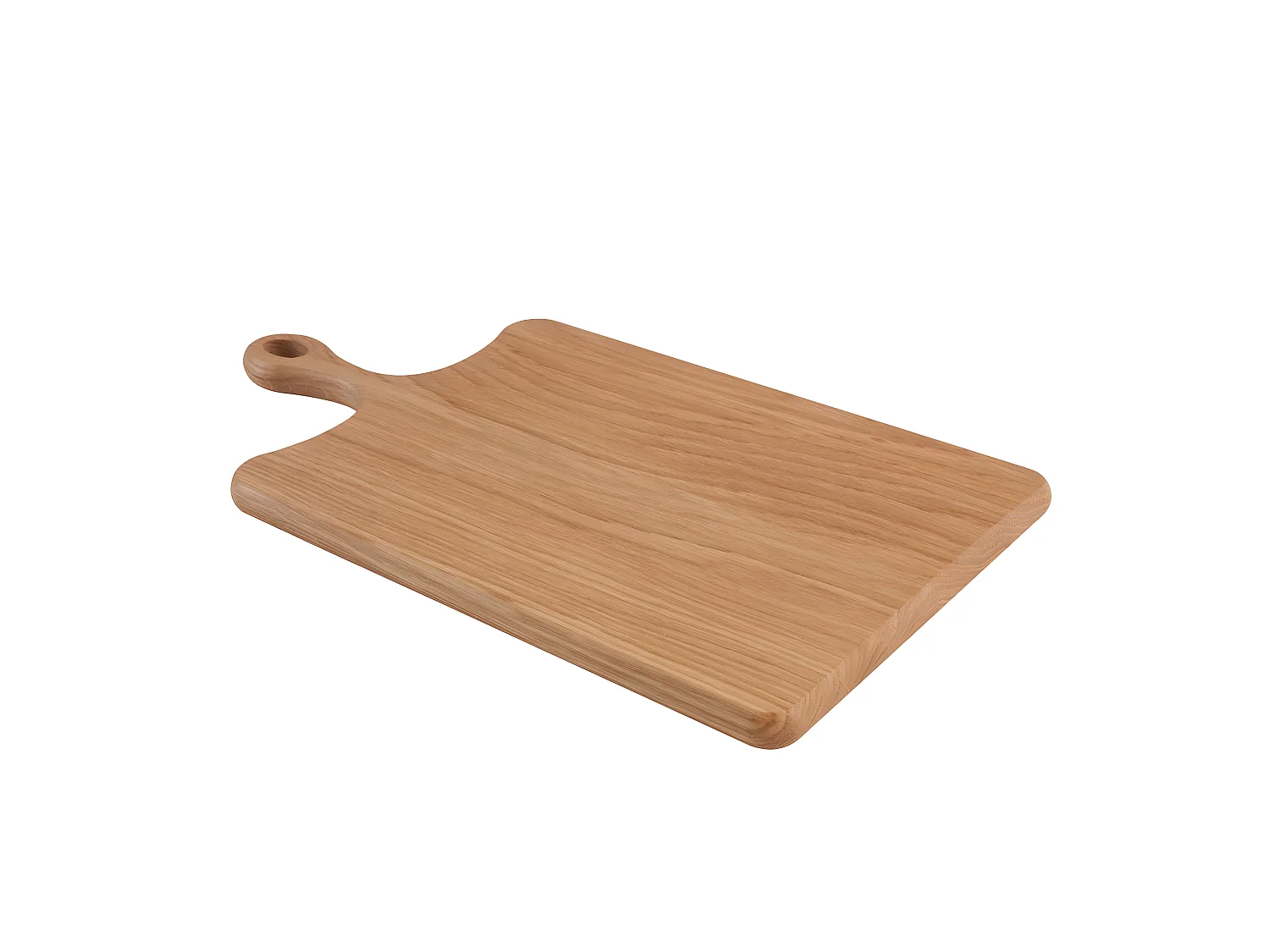 Planche rectangle avec rigole 39,5x21 cm en hêtre