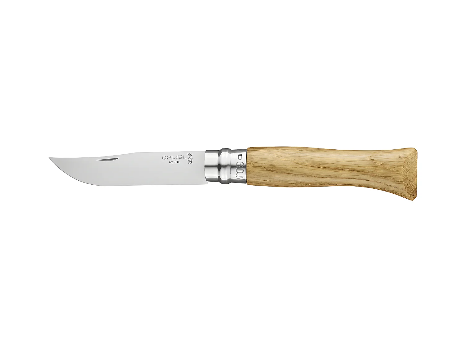 Couteau n°9 en chêne avec lame inox 2424