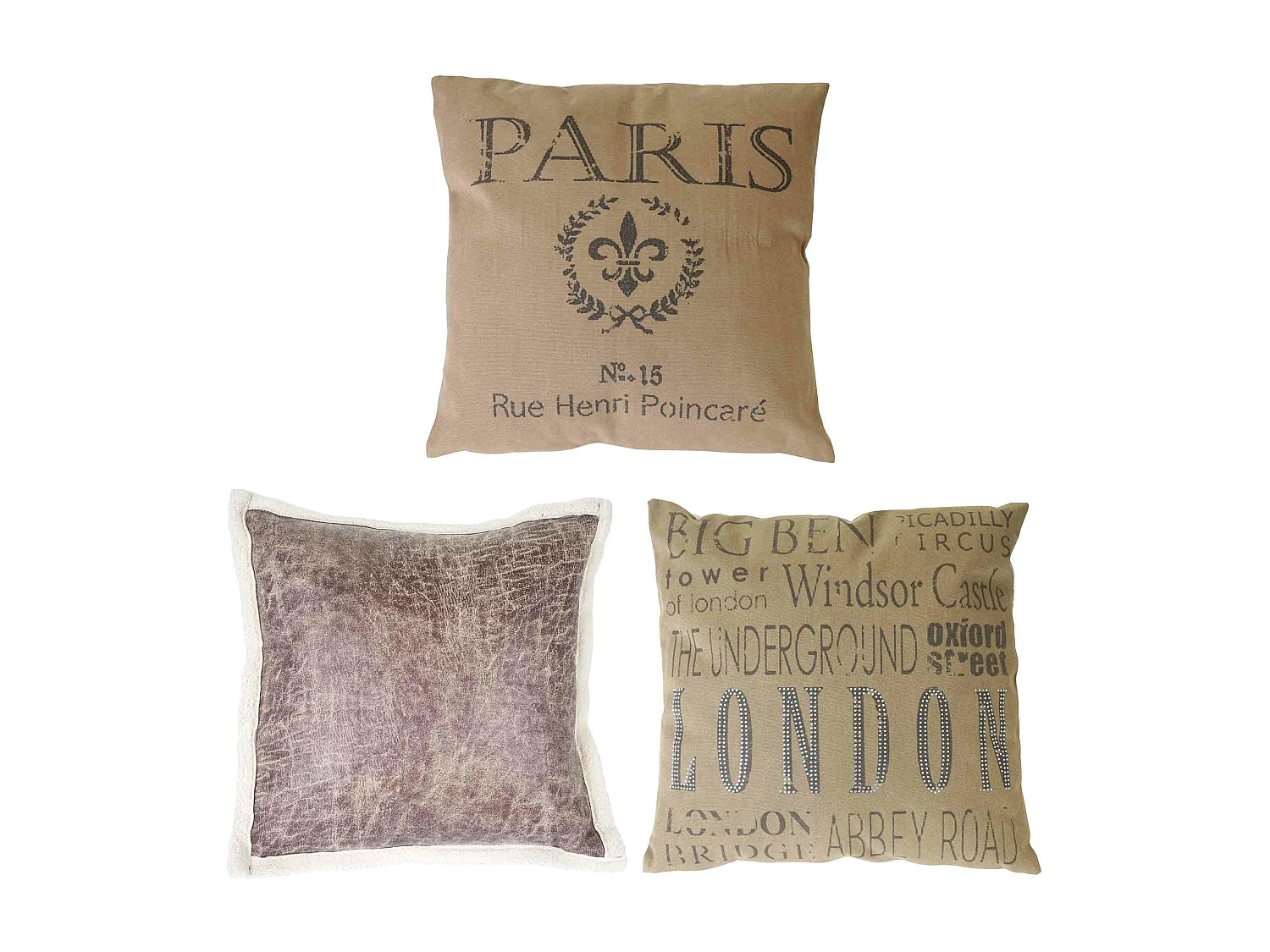 Almofada decorativa (conjunto de 3)