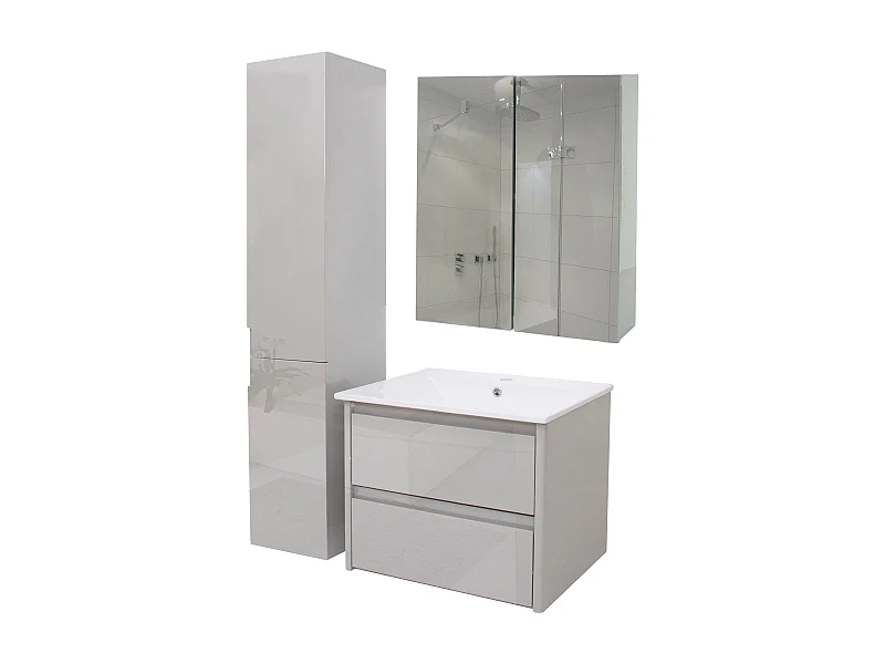 Ensemble pour salle de bain MCW-B19b,  gris
