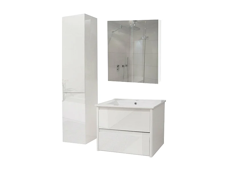 Ensemble pour salle de bain MCW-B19b,  blanc