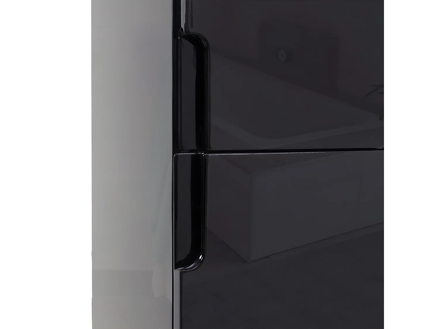 Conjunto de casa de banho MCW-B19b,  preto