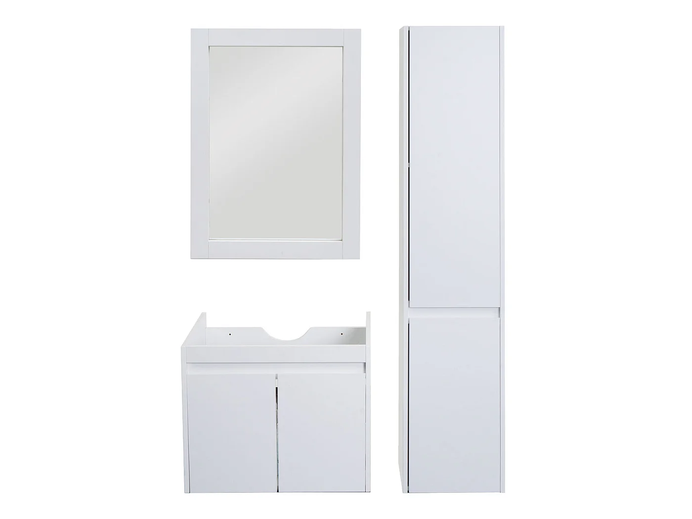 Badkamer set MCW-L86,  wit