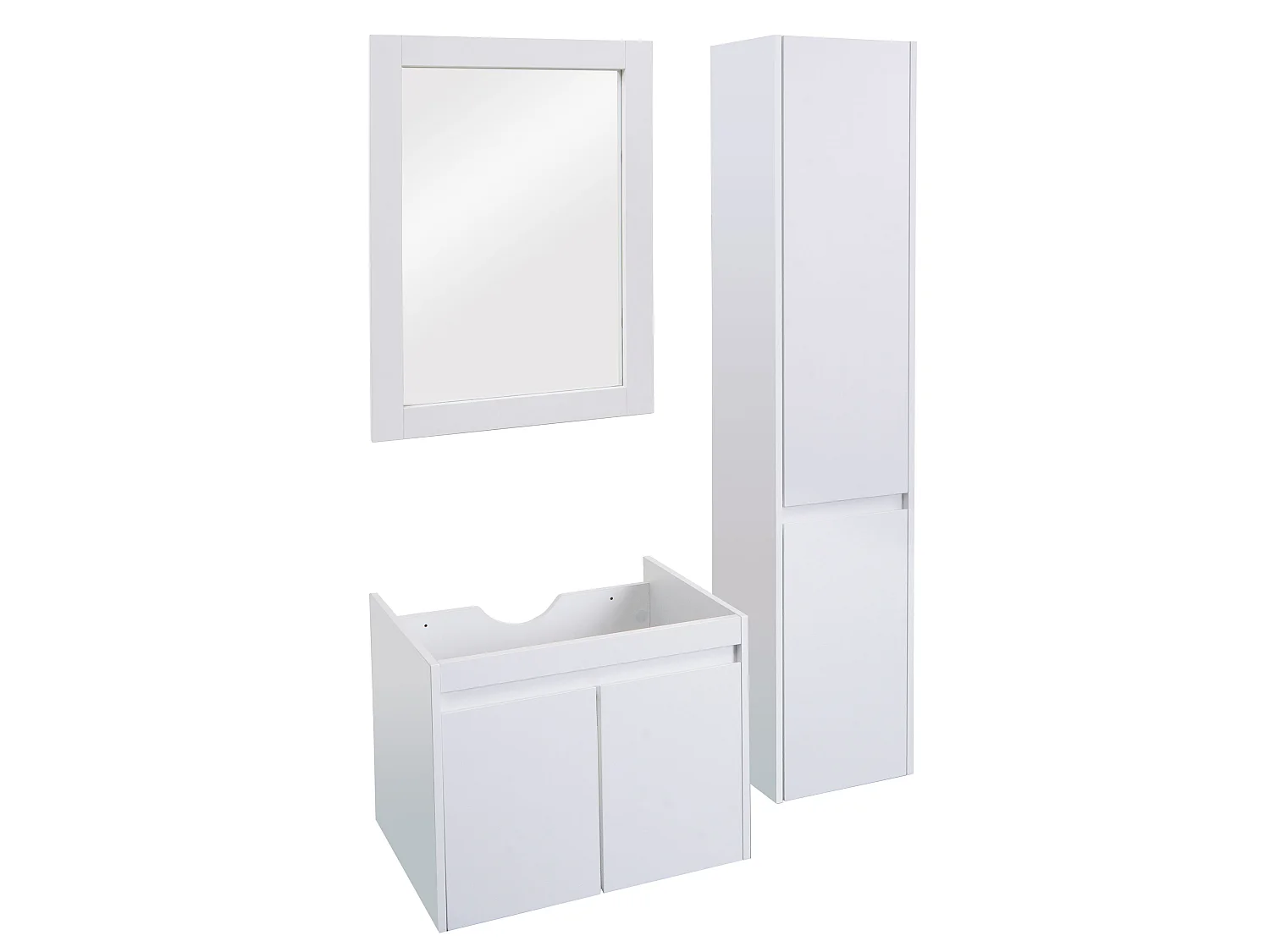 Ensemble pour salle de bain MCW-L86,  blanc