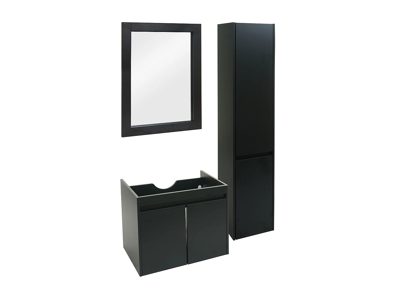 Set de baño MCW-L86,  negro