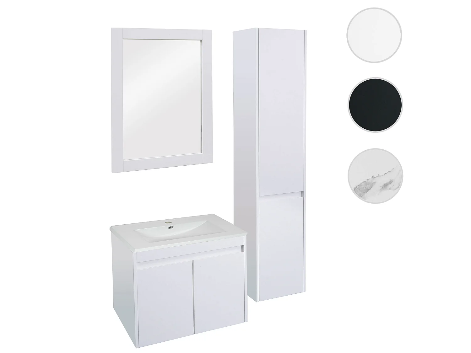 Badkamer set MCW-L86,  wit