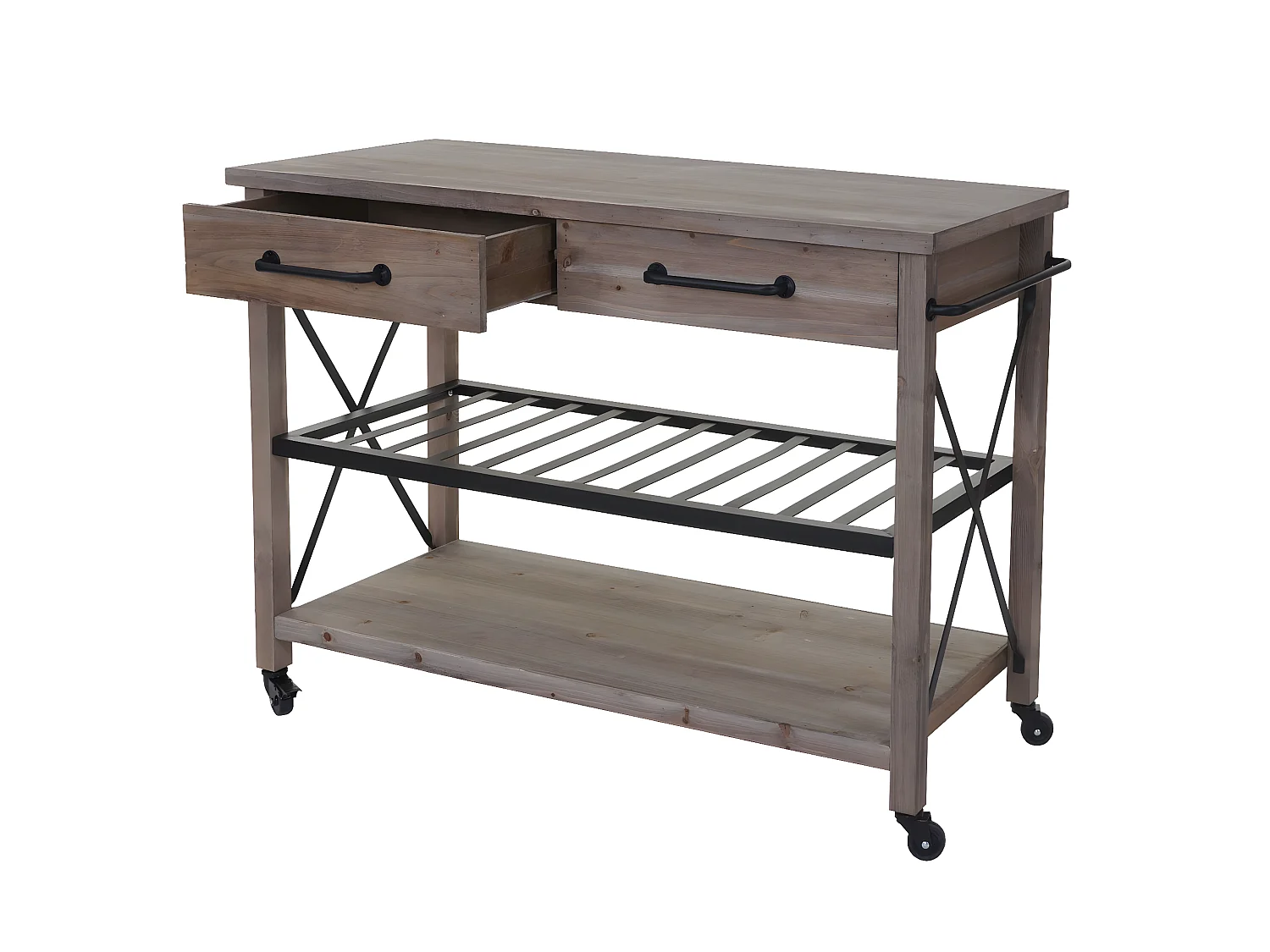 Chariot de service MCW-C86,  shabby marron