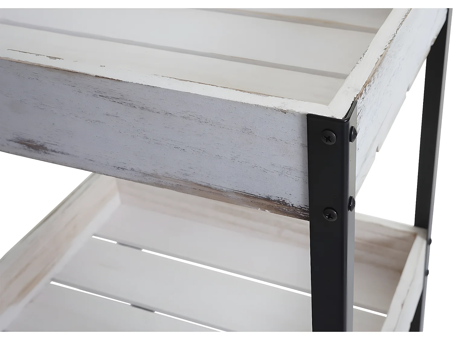 Chariot de service MCW-H22,  shabby blanc