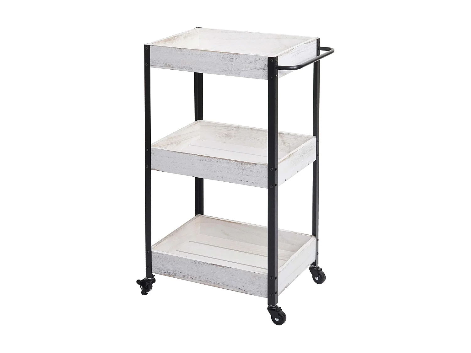 Chariot de service MCW-H22,  shabby blanc