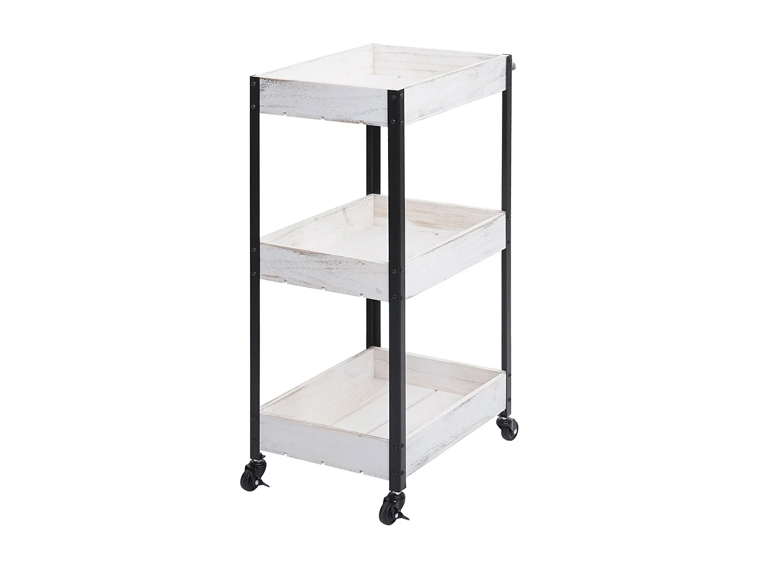 Chariot de service MCW-H22,  shabby blanc