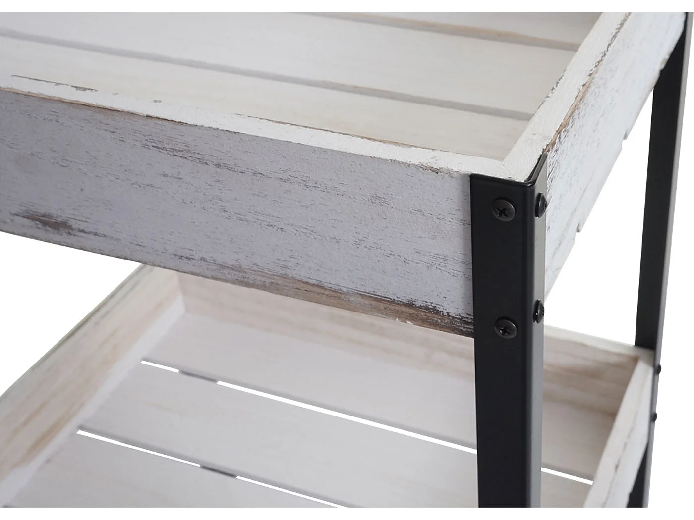 Chariot de service MCW-H22,  shabby blanc