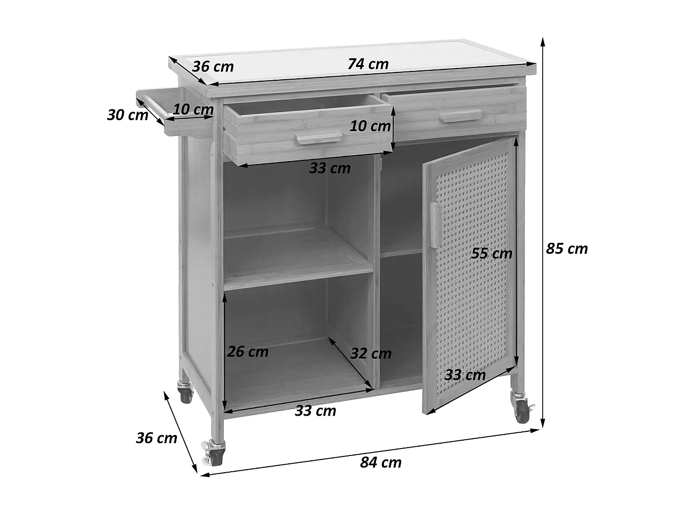 Servierwagen MCW-K11