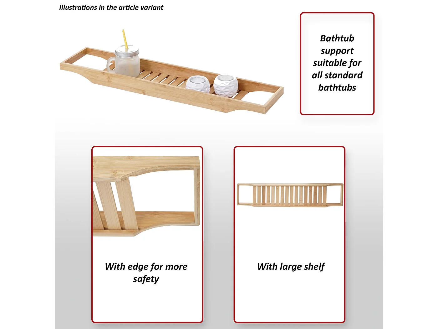 Support pour baignoire MCW-B73