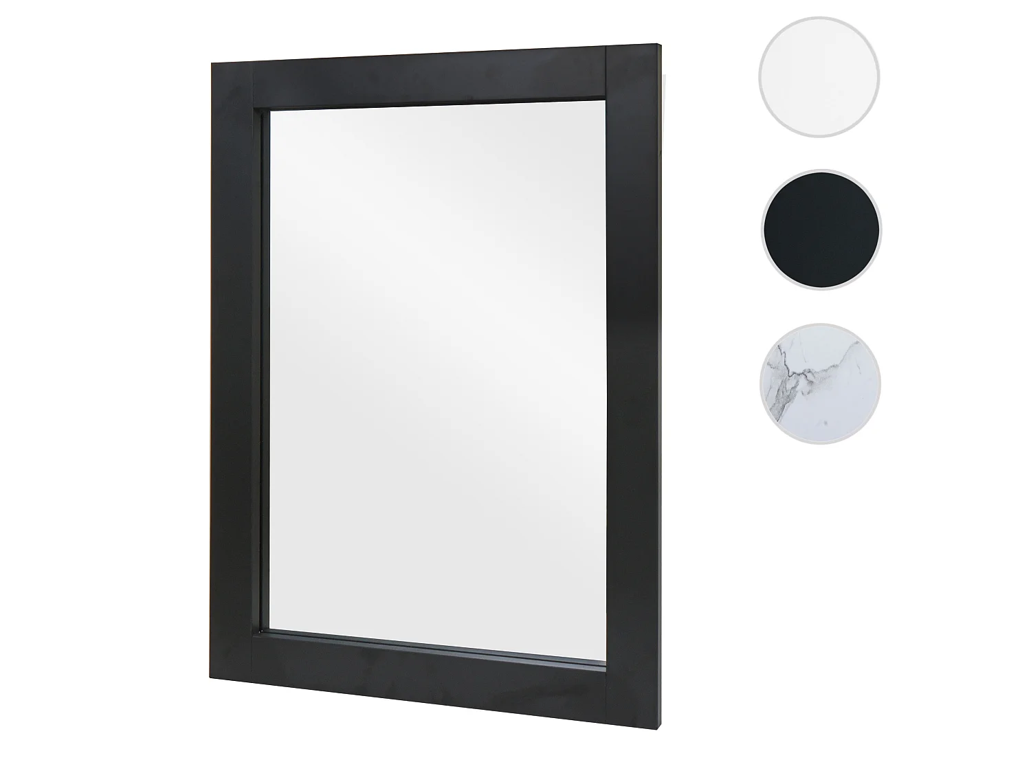 Miroir mural MCW-L86,  noir