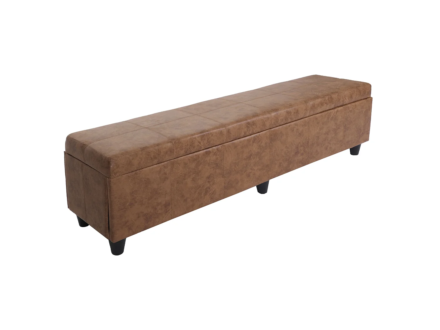 Opbergkist Kriens XXL,  imitatie suède