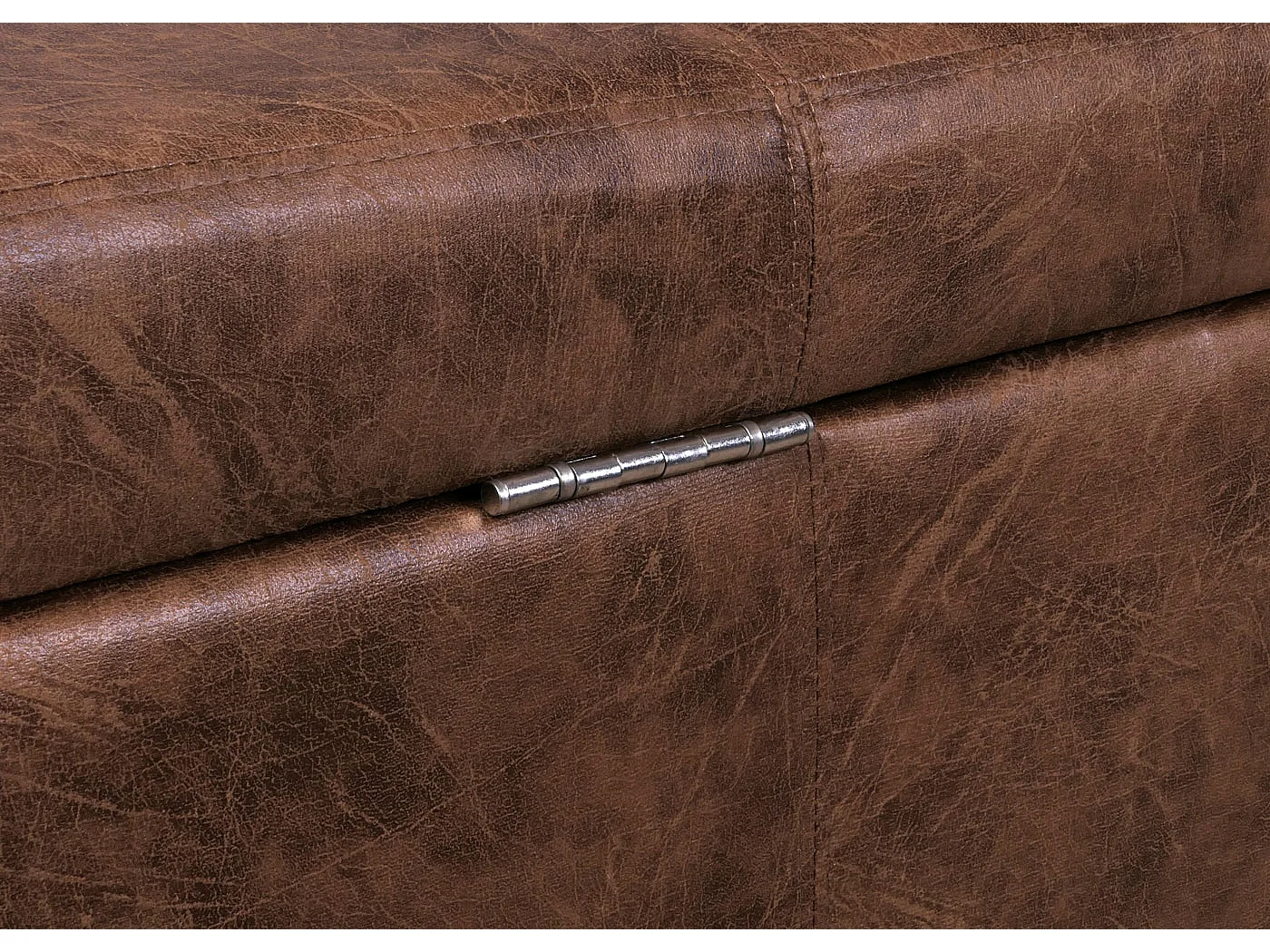 Opbergkist Kriens XXL,  imitatie suède