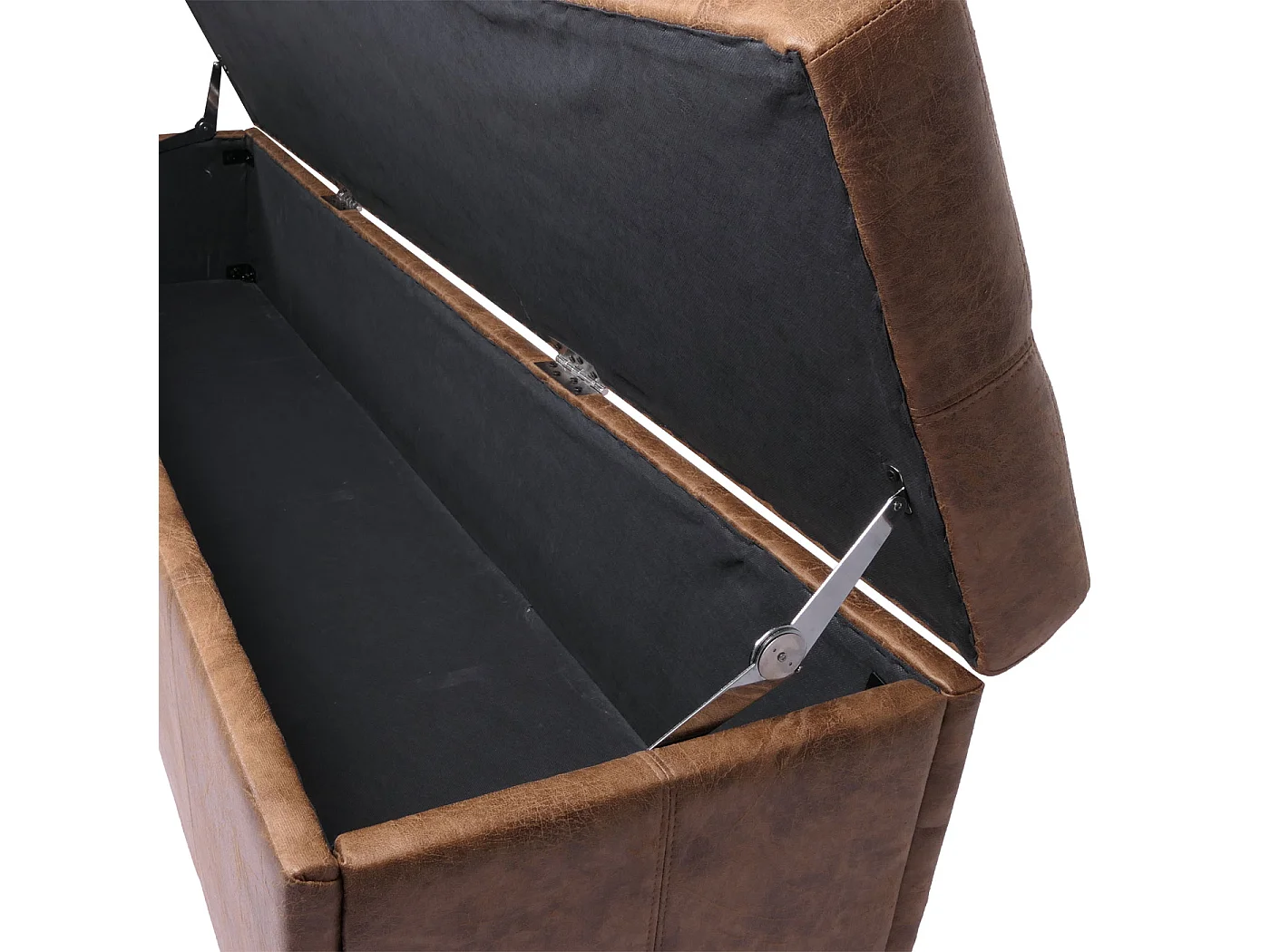 Opbergkist Kriens XXL,  imitatie suède