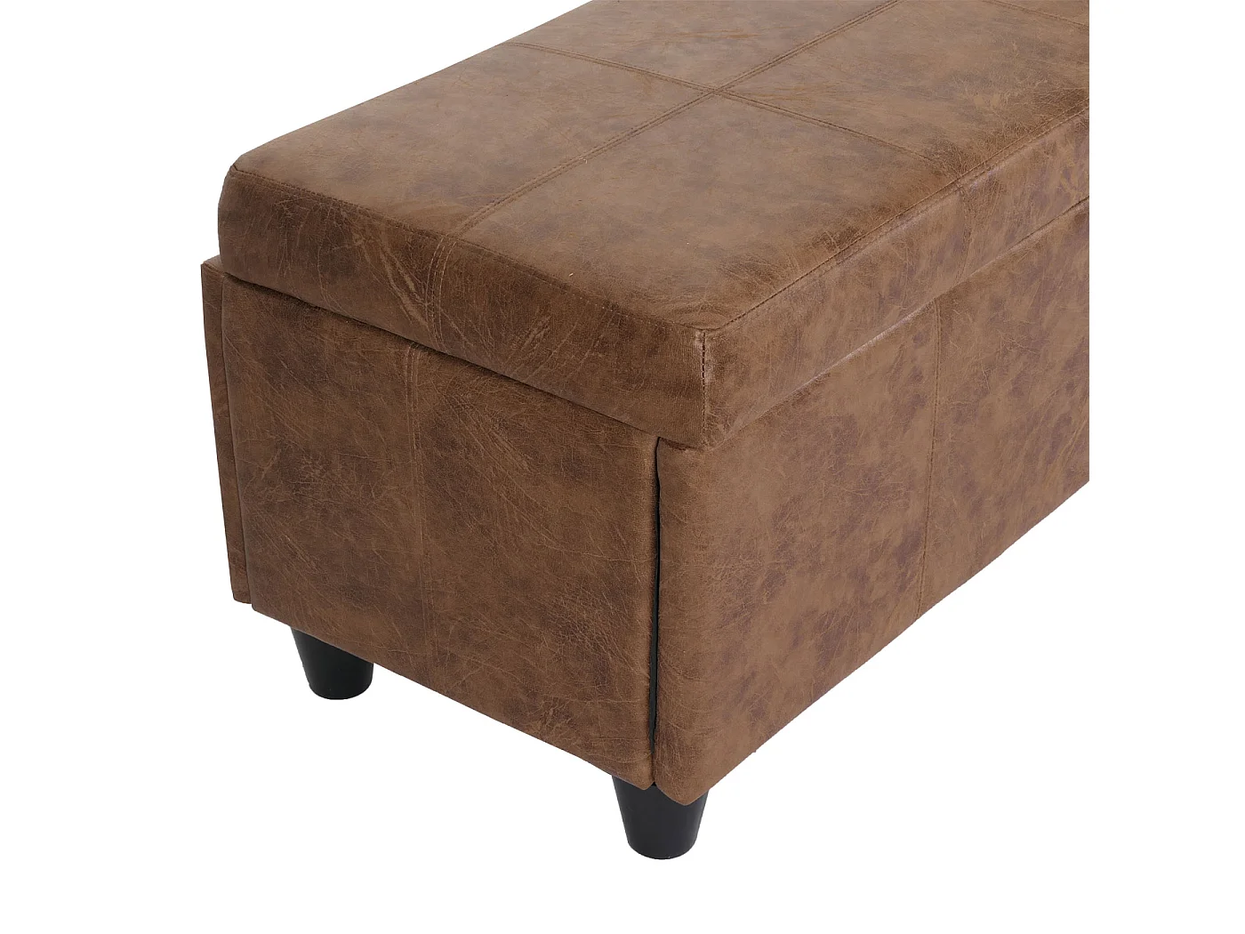 Opbergkist Kriens XXL,  imitatie suède