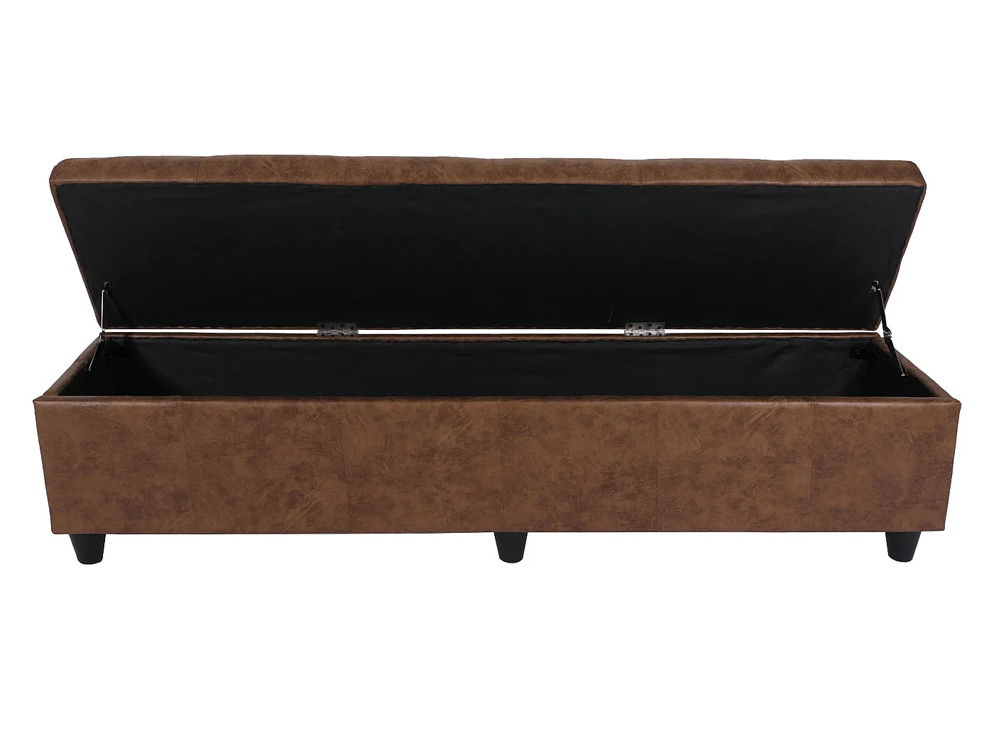 Opbergkist Kriens XXL,  imitatie suède